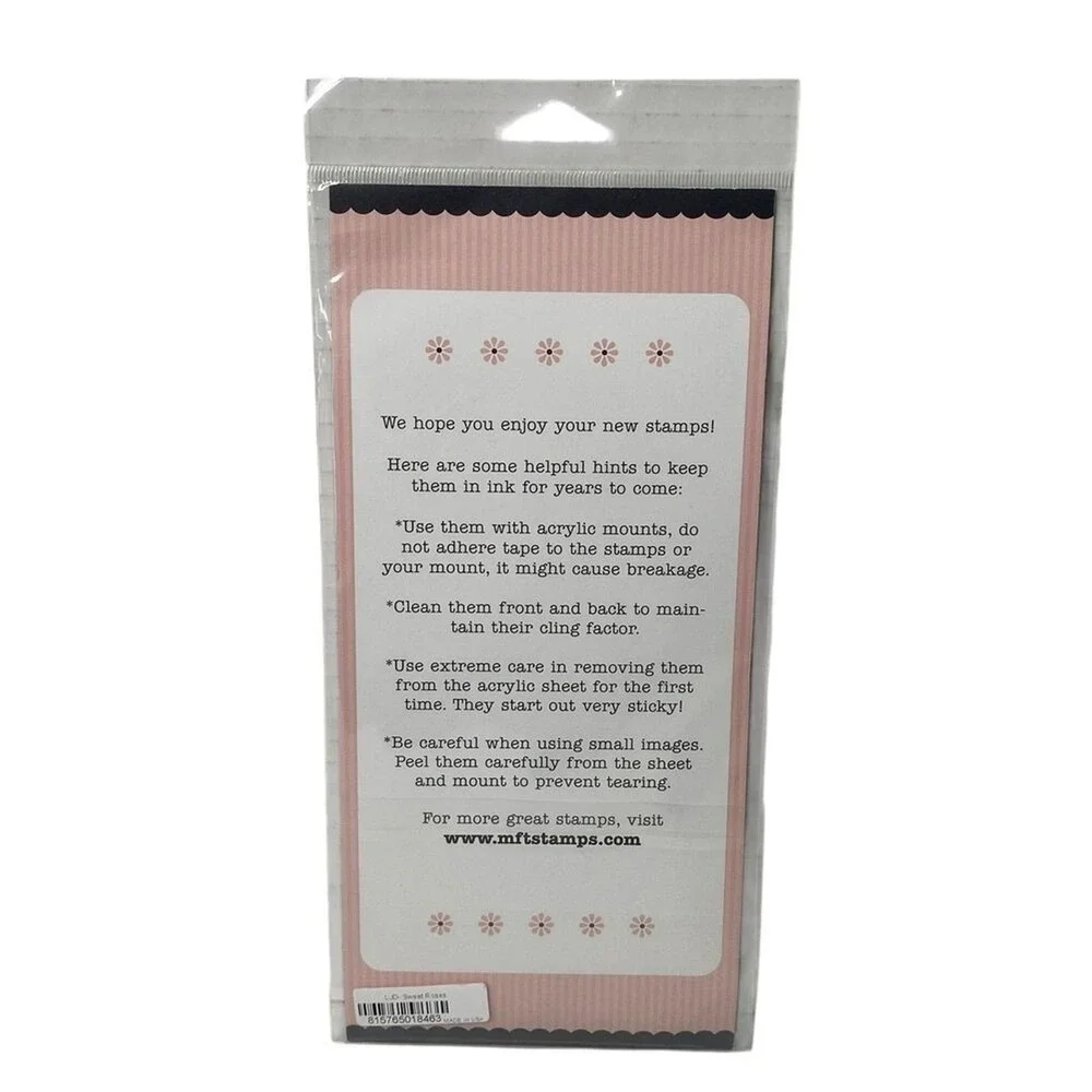 My Favorite Things Clear Stamps 18pc Sweet Roses Happy Mother's Day Hello